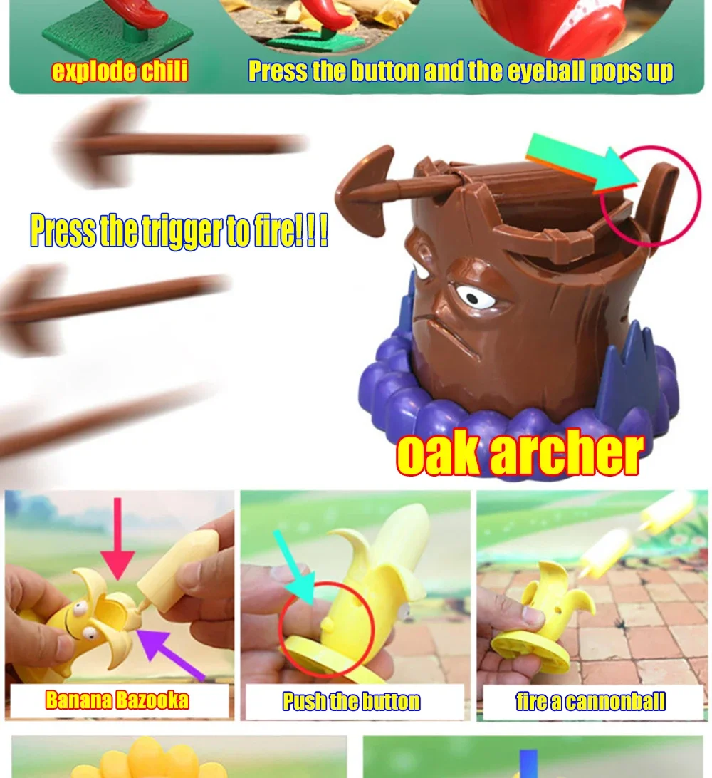 PLANTS VS ZOMBIES PVZ Pea Shooter Boss Actionfigur Modell Spielzeug Puppen Schießen Dave Allstar Spielzeug Kinder Geschenke für Jungen – Detail 9