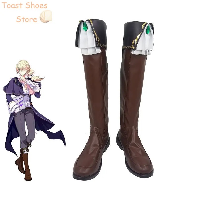 

Game Honkai Impact 3 Otto Apocalypse Cosplay Shoes PU Leather Shoes Halloween Carnival Boots Prop Costume Prop