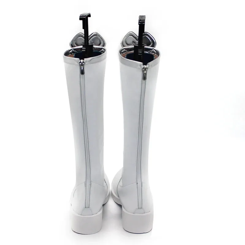 

Game Honkai Star Rail Dan Feng Cosplay Shoes Party Dan Feng Role Play Boots White PU Leather Leader Imbibitor Lunae Props DFUYJU