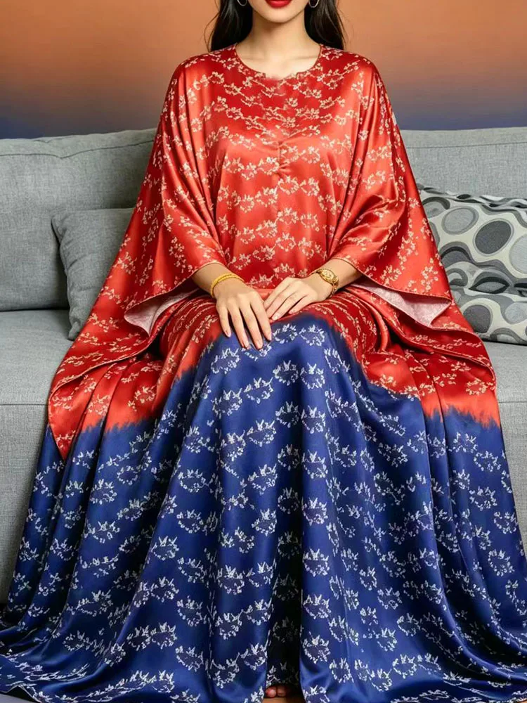 

Graceful African Printed All-Season Maxi Dress | Custom New Arrival Plus Size Gown for Weddings & Engagement Parties