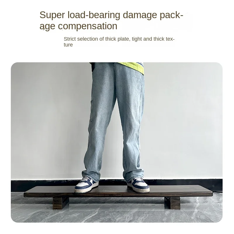 Desktop Display Verhoogde Rek Massief Hout Opslag Rack Kantoor Desktop Computer Scherm Basisbeugel Opbergrek