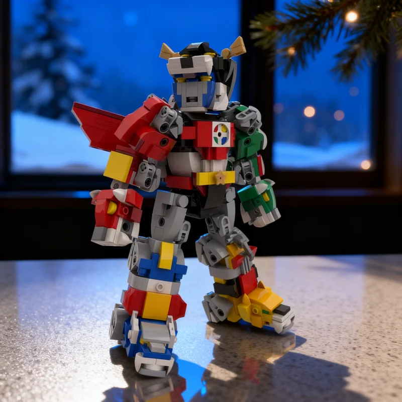 

Набор строительных блоков MOC Voltron V1 (711 деталей) – модель для сборки, рождественский подарок, игрушка для творчества, развивающая идея для самостоятельной сборки