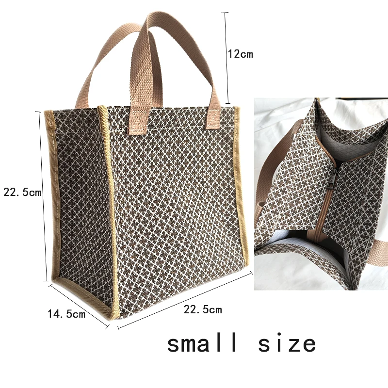 Borsa a tracolla in tela borsa a tracolla semplice di nuova moda di grande capacità da donna che trasporta la borsa della mamma borsa per il pranzo