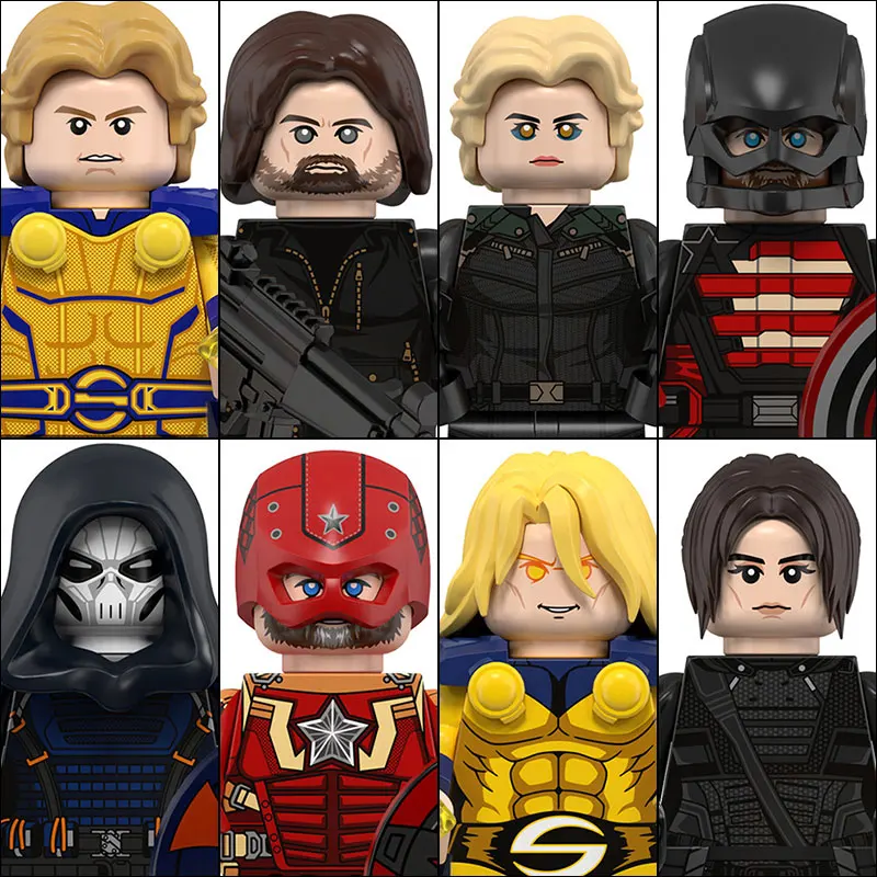 

2025 Hot Toys WM6151 Superheros Building Blocks Mini Action Figure Accessories Halloween Christmas Gifts for Kids