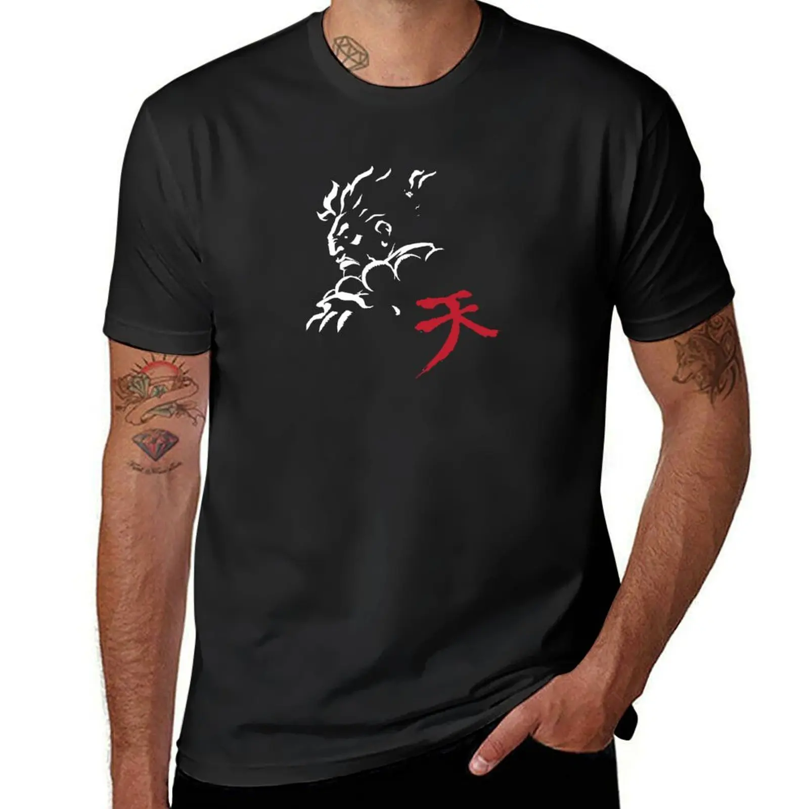 akuma T-Shirt kawaii clothes cute clothes heavyweights mens graphic t-shirts funny