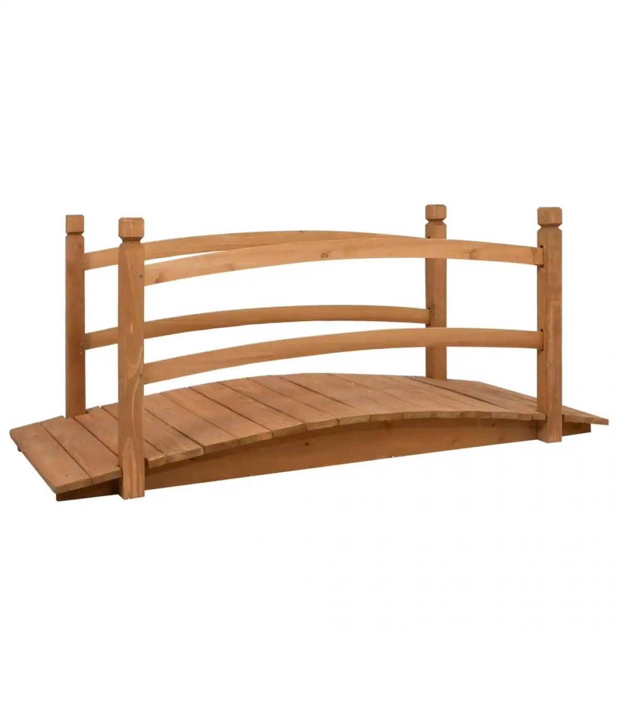 Garden Bridges Garden Bridge solid wood fir 140x60x60 cm