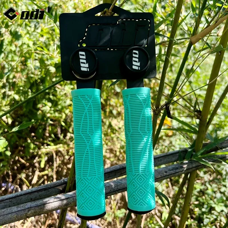 ODI MTB Handlebar Grips BicycleSilica Gel Handlebar Grip Soft Non-slip Shock-absorbing Handle Cover XC/AM Bicycle Accessories