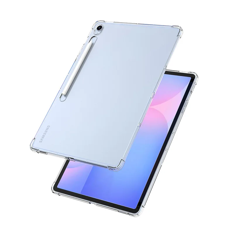 

Прозрачный чехол для Samsung Galaxy Tab S9 FE S10 FE 10,9 дюйма, мягкий чехол из ТПУ с подушкой безопасности для Samsung Galaxy Tab S9 11 дюймов