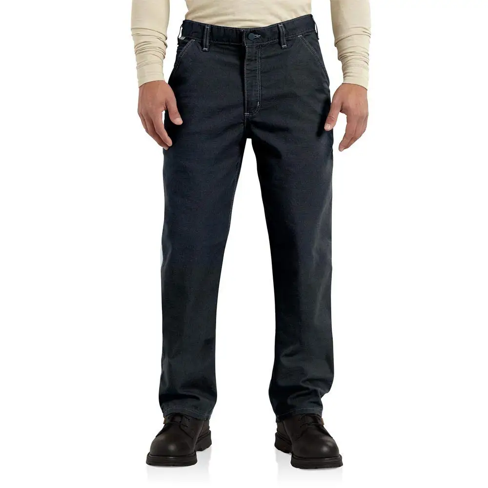 Carhartt Men's Flame-Resistant Washed Duck Work Dungaree