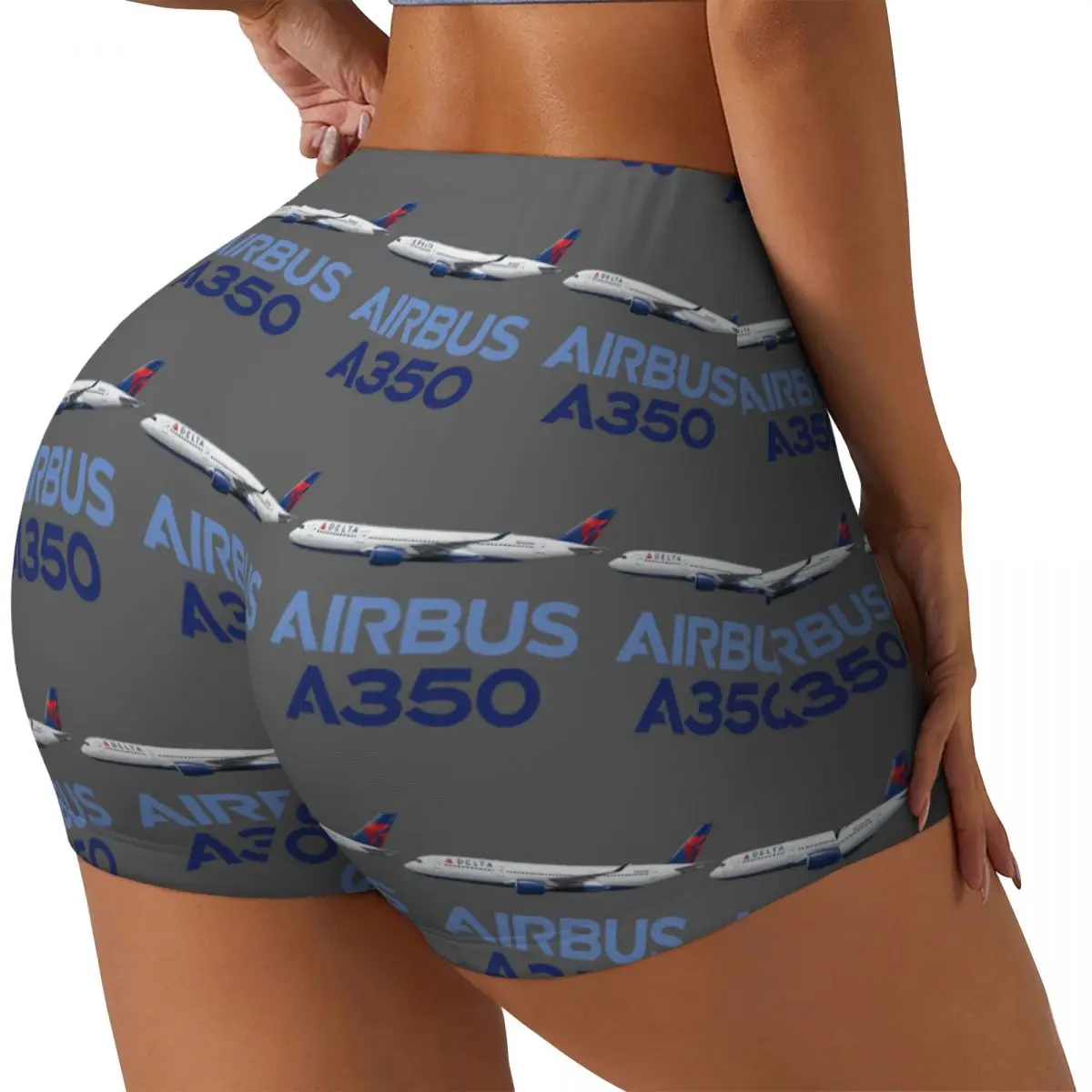 

Новые пользовательские шорты Airbus Beluga A350, женские шорты для бега в тренажерном зале, спортивные шорты для волейбола, байкера, йоги