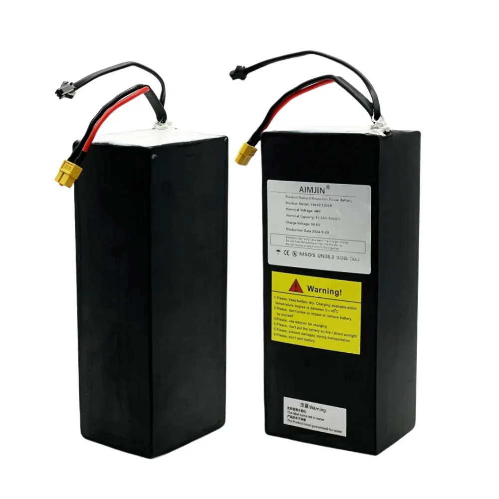 Batterie Rechargeable/Lithium-Ion 13S3P 48V 10500mAh 18650, adaptée à la batterie de vélo Kugoo V1 avec BMS