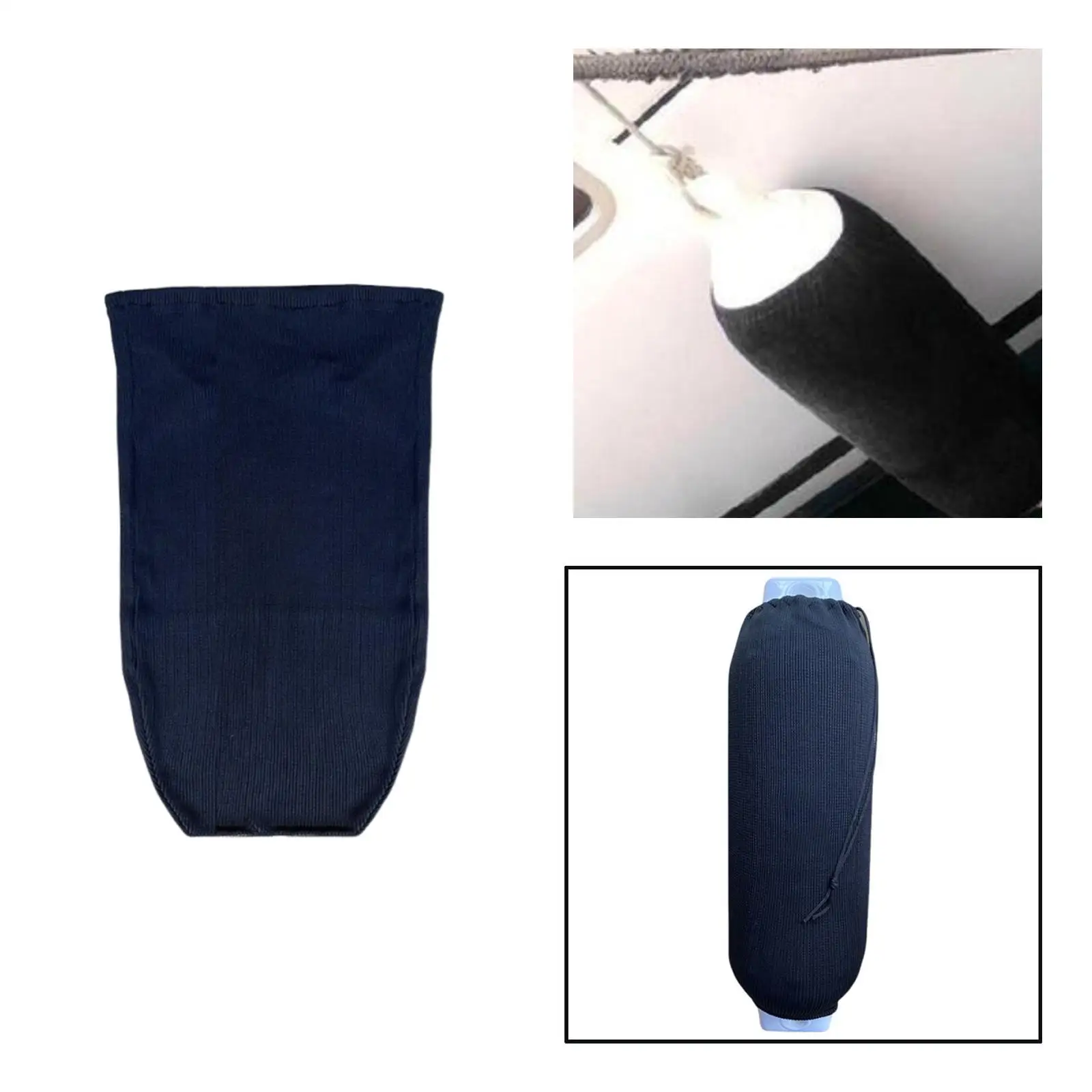 

Boat Fender Cover Sleeve Anti Collision Multifunction Wear Resistant Protector for Outdoor Sports Twin Eyes Accessories