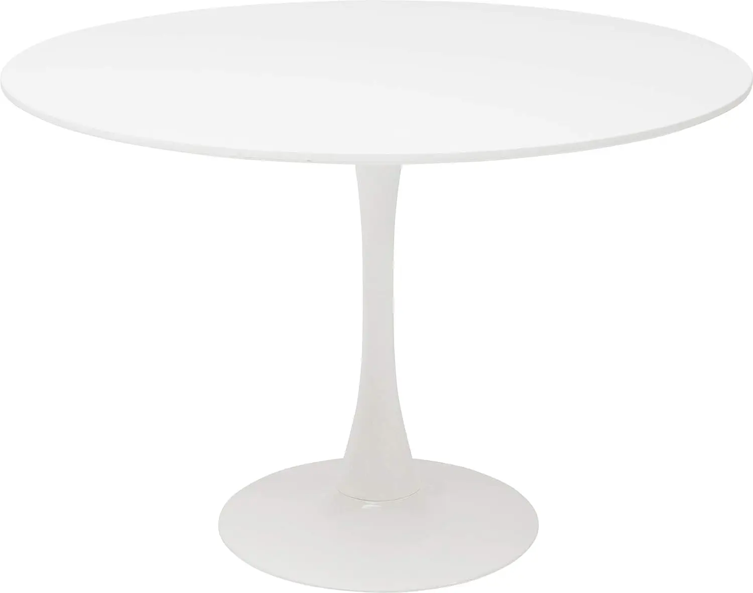 110CM White Round Table Fixed Gina Kitchen Dining Room Living Room Nordic Modern Style Furniture Small Balcony Table