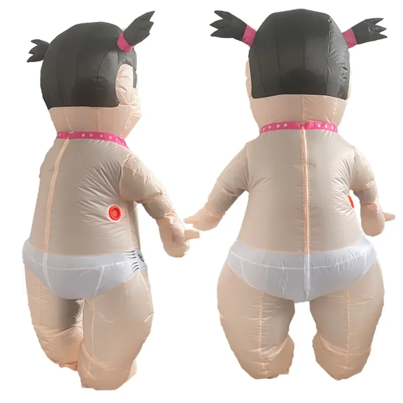 Halloween Inflatable Costume Kids Cartoon Doll Suit Boy Girl Funny Stage Performance Prop Children Party Dress Up Outfit Kids