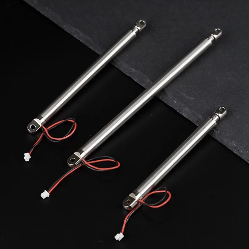 KT0805 6V 8mm diameter 30-120mm stroke micro electric push-pull telescopic rod with  limit protector high thrust lifting rod