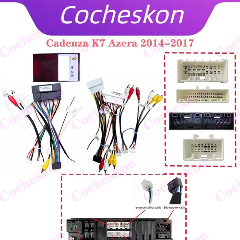 adattatore-per-cablaggio-a-16-pin-scatola-canbus-decoder-cavo-di-alimentazione-per-autoradio-android-per-kia-k7-cadenza-hyundai-azera