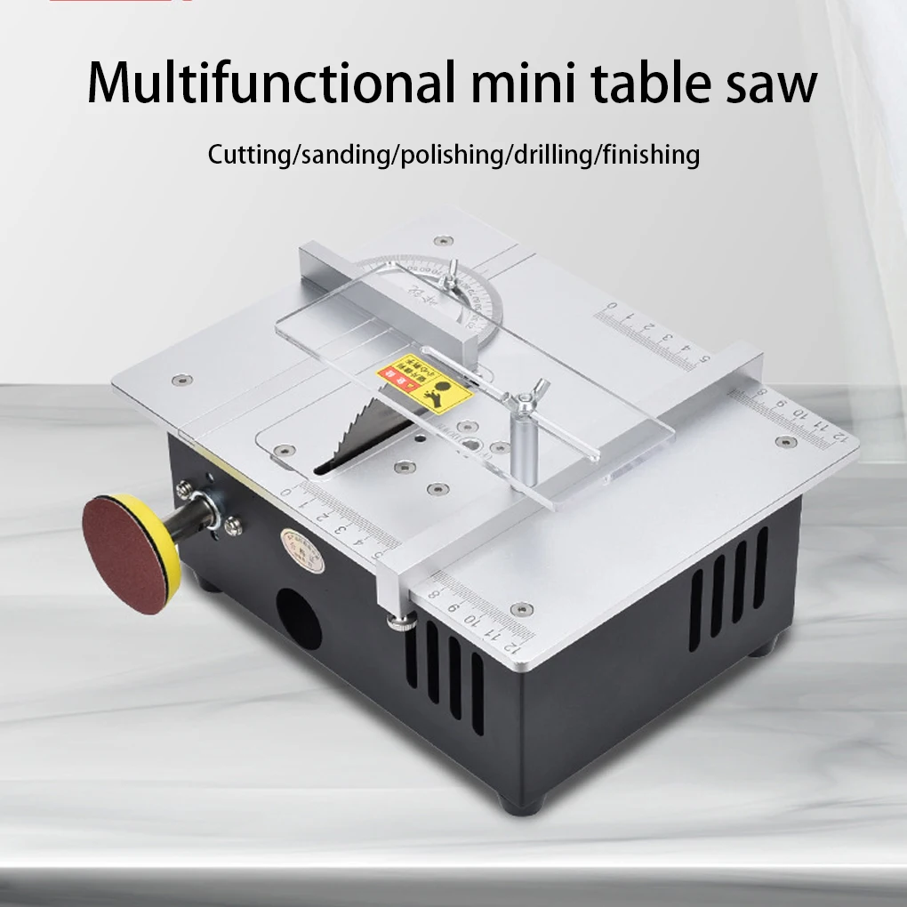 Mini Table Saw Electric Desktop Slicer Slicing Tool Woodworking Lathe US end