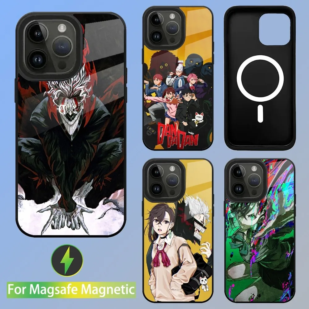 Anime D-Dandadan Phone Case For iPhone 16,15,14,13,12,11,Plus,Pro,Max Mini Magsafe Magnetic Wireless Charging