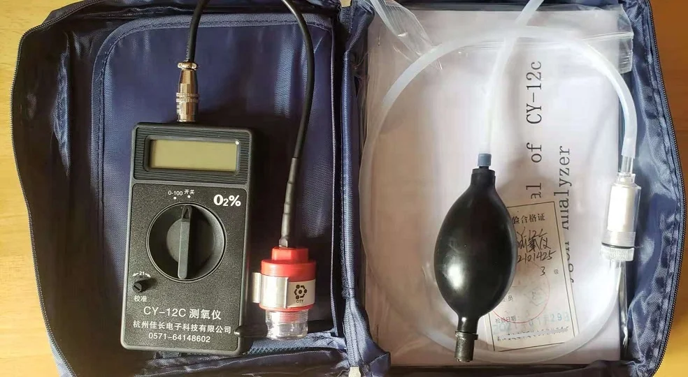 Factory Supply Portable Oxygen Concentration Measurement Meter O2 Gas Alarm Detector