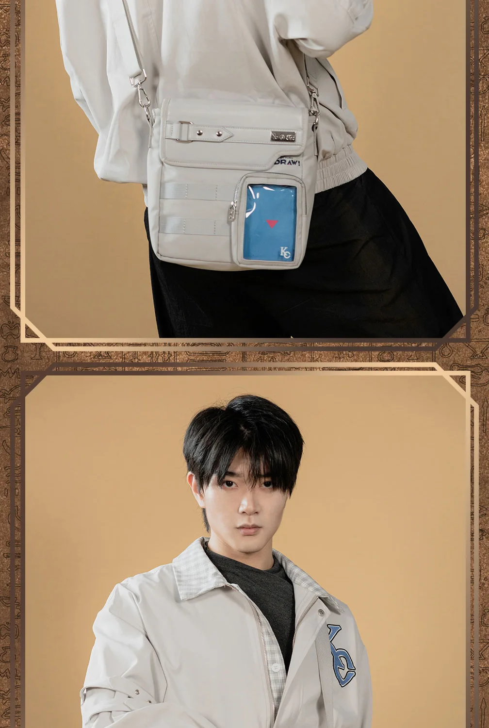 Moeyu Yu-Gi-Oh Duel Monster Men Messenger Bags Crossbody Bag for Women Anime Cosplay Student Shoulder Bag Fashion Male Handbag