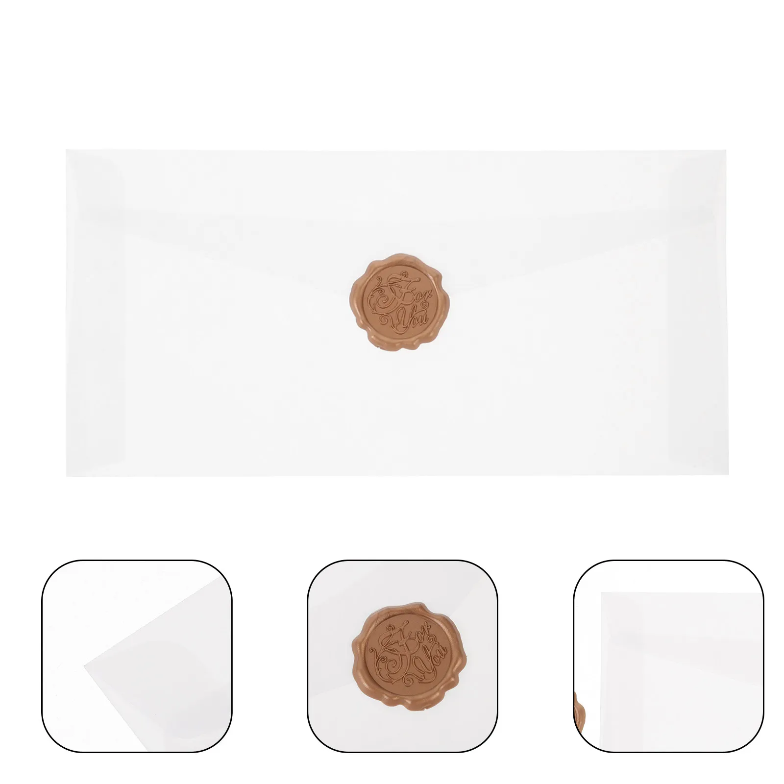 

10Sets Translucent Paper Envelopes for Cards Invitations Greeting Letters Photos Statements Personal Mail Direct Mail Festival