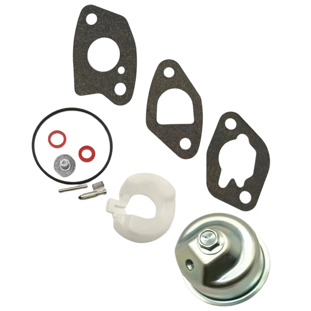 Silver Carburetor Float Bowl Kit Needle Valve Set Robust Metal Construction Wear Resistant Parts For Honda GX200 Engine
