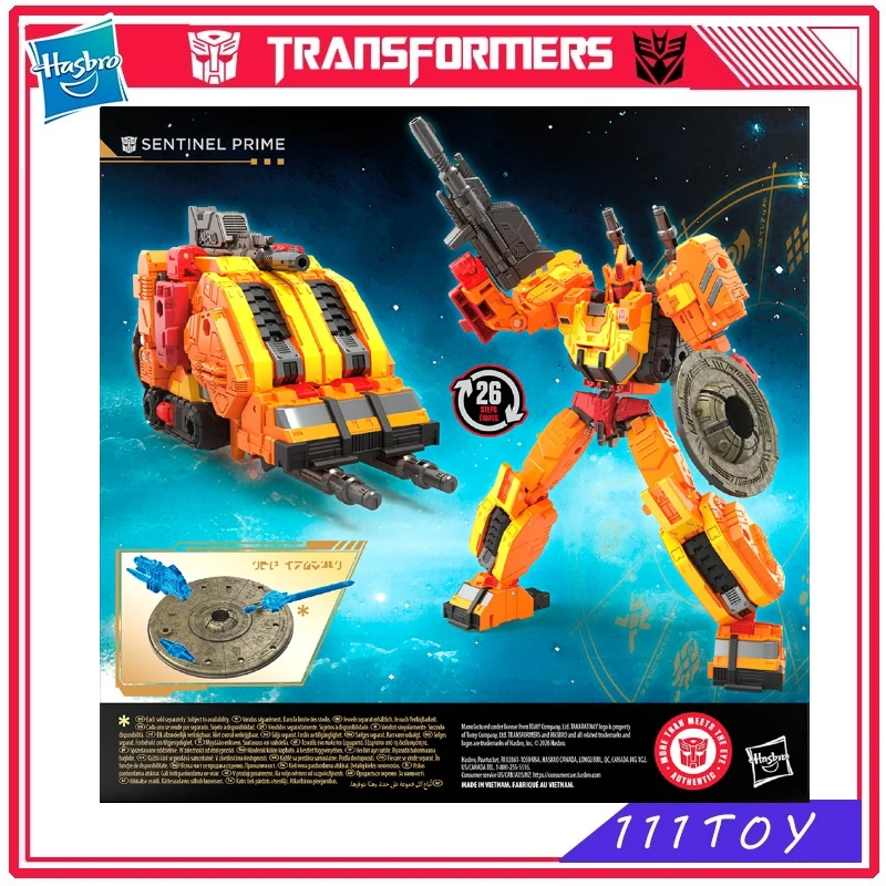 In Stock Hasbro Transformers Classic Toys Age Of The Primes Voyager Class Sentinel Prime Action Toy Figure Collect Gifts Hobbies - view 6