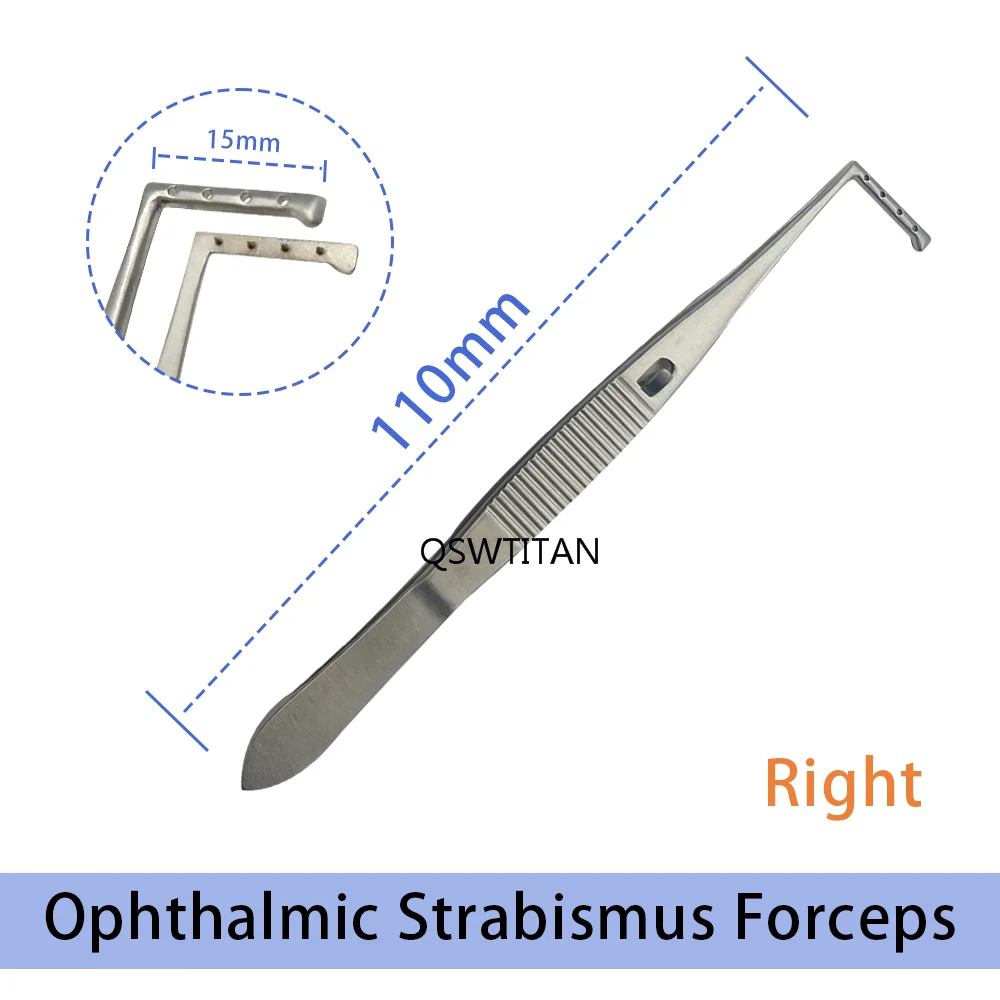 Roestvrijstalen scheelzienpincet Tang Autoclaveerbaar Ooginstrument Ooglidgereedschap
