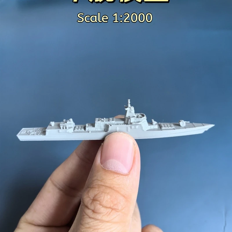 Military Enthusiast Ornament Warship 055 Destroyer Model Computer Screen Car Screen Landscape Fish Tank Micro Landscape