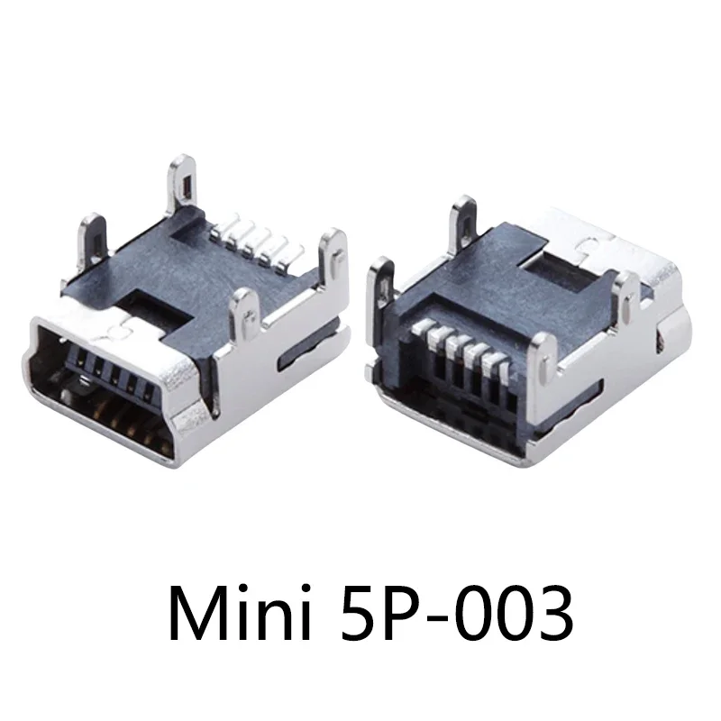 10 шт., разъём для пайки Mini USB 2,0