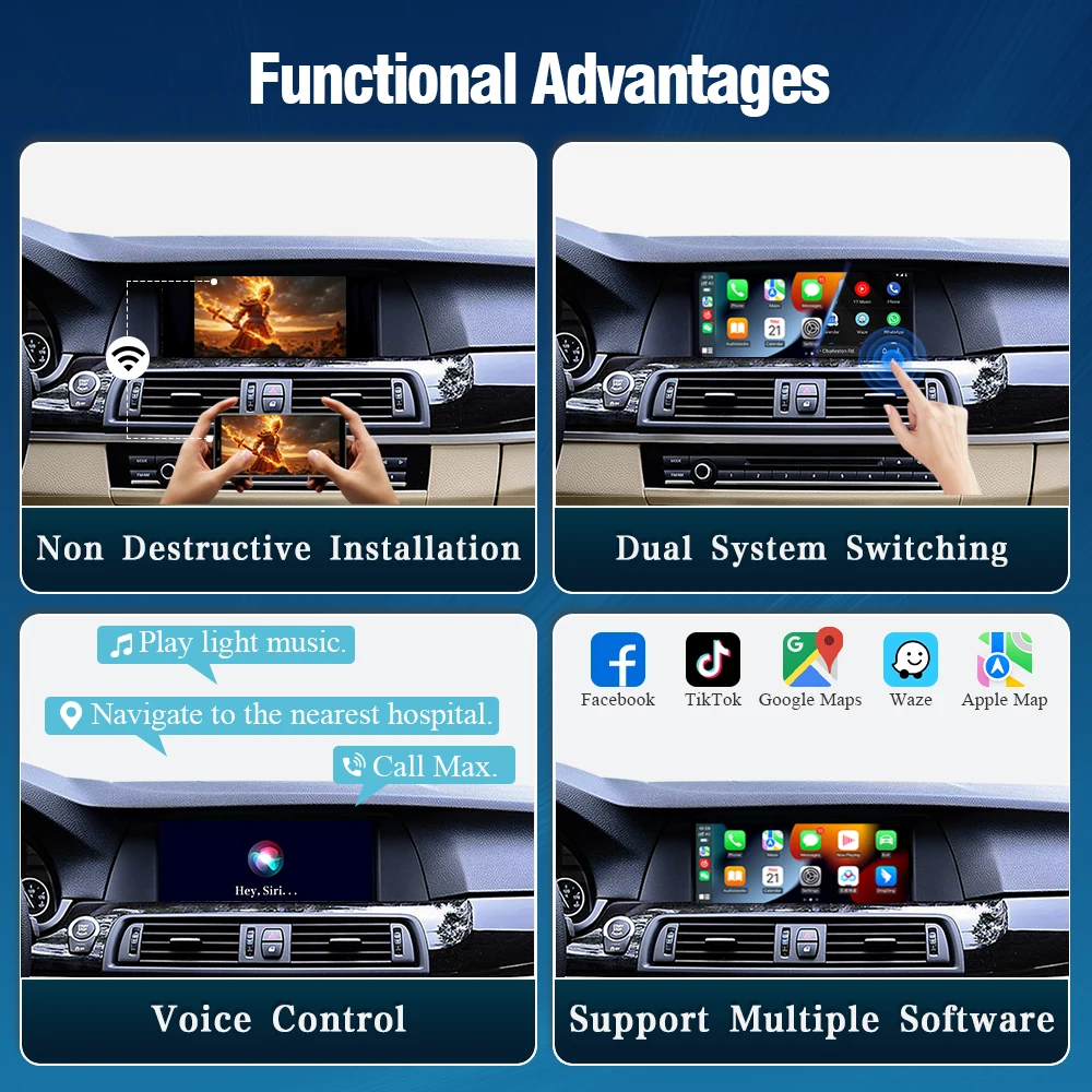 AUTOTOP Retrofit Interface Box BMW NBT CIC System 1 2 3 4 5 6 7 Series X1 X3 X4 X5 X6 MINI E60 E84 E70 F26 F25 F10 F11 F20 F21