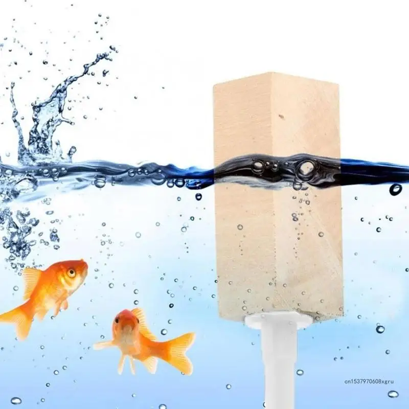 Fish for Tank Air Stone Natural Wooden Air Bubble Stone Diffuser for Increasing the in the Water Durable