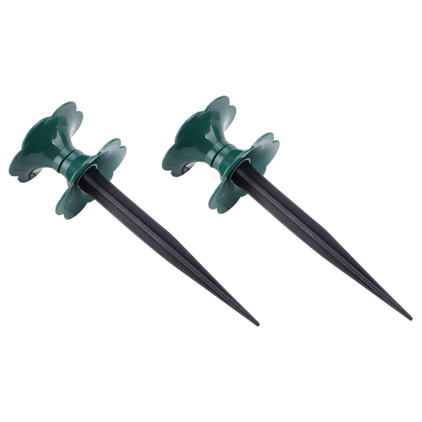 

2 шт. пластиковых направляющих для садового шланга, для ухода за газоном, защиты травы от повреждений шлангом