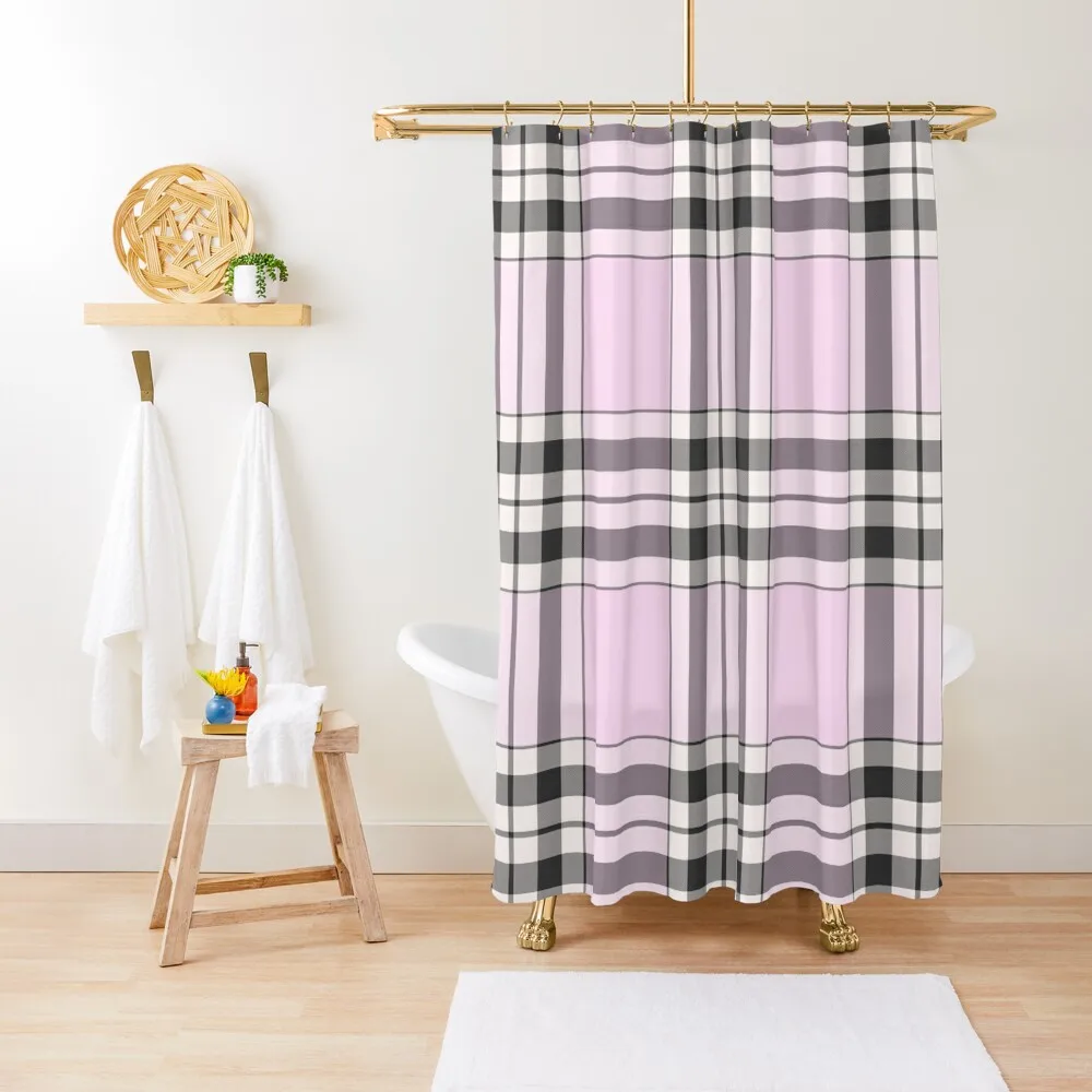 

Pink Tartan Plaid Shower Curtain Shower Bathroom Luxury Bathroom Shower Bathroom Accessorys Curtain