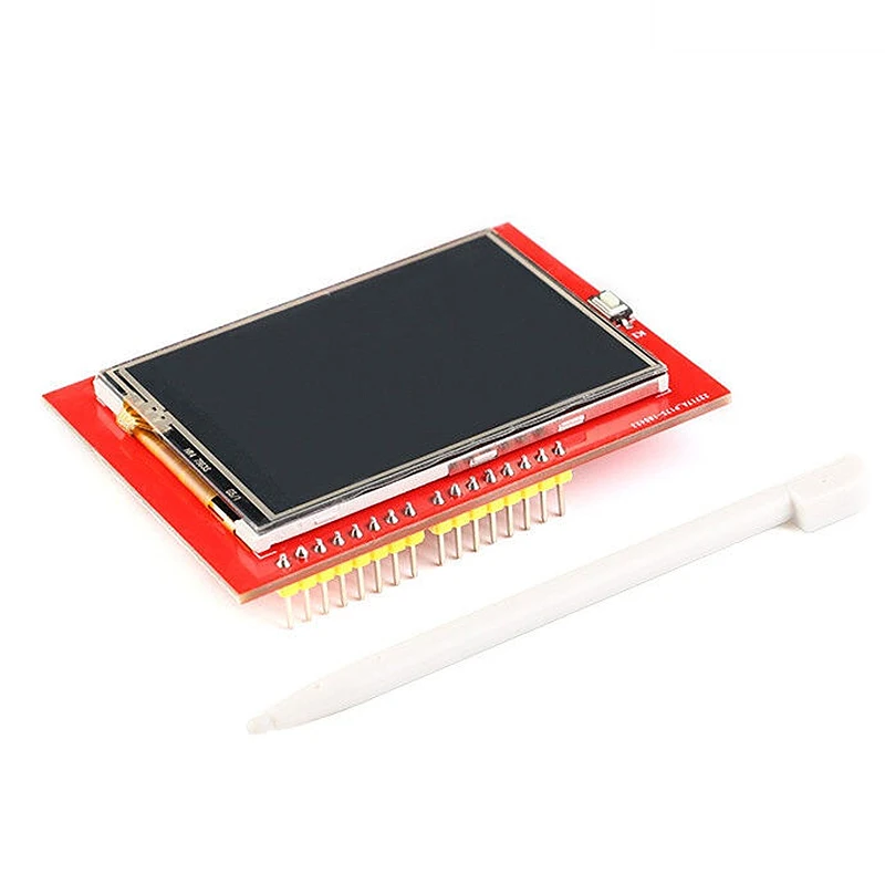 Módulo LCD TFT de 2,4 pulgadas para placa Arduino UNO R3, compatible con mega 2560 con bolígrafo táctil, UNO R3