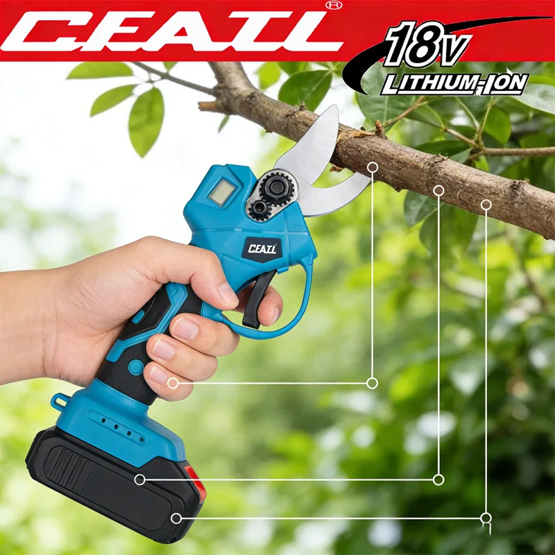 

18v for Makita Battery Pruning Shears Professional Brushless Electric Scissors Tree Branch Pruner Electric Garden Scissors