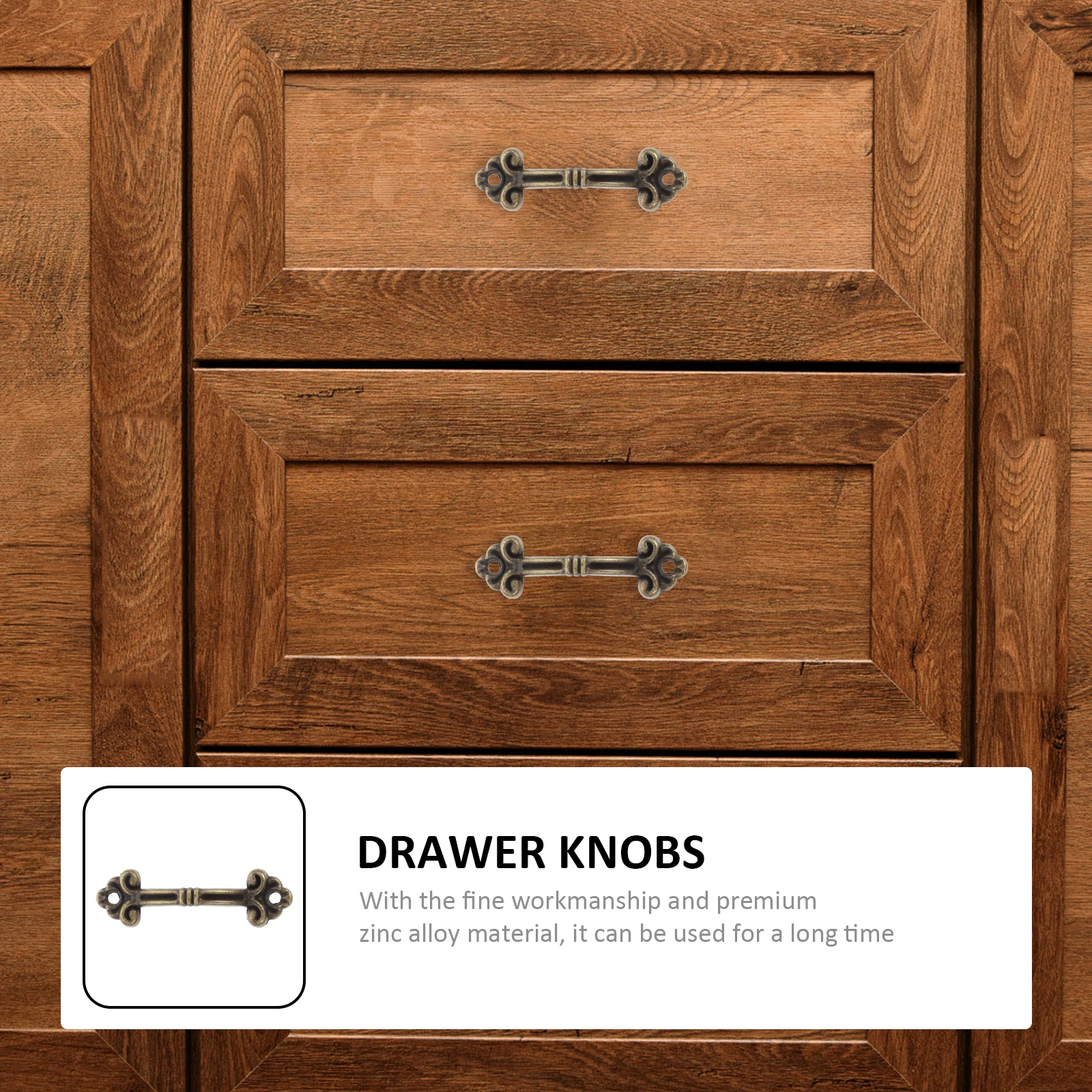 

1 Set Zinc Alloy Cabinet Drawer Pulls Decorative Knobs Durable Sturdy For Wardrobe Kitchen Cupboard Shoe Cabinet Decorative