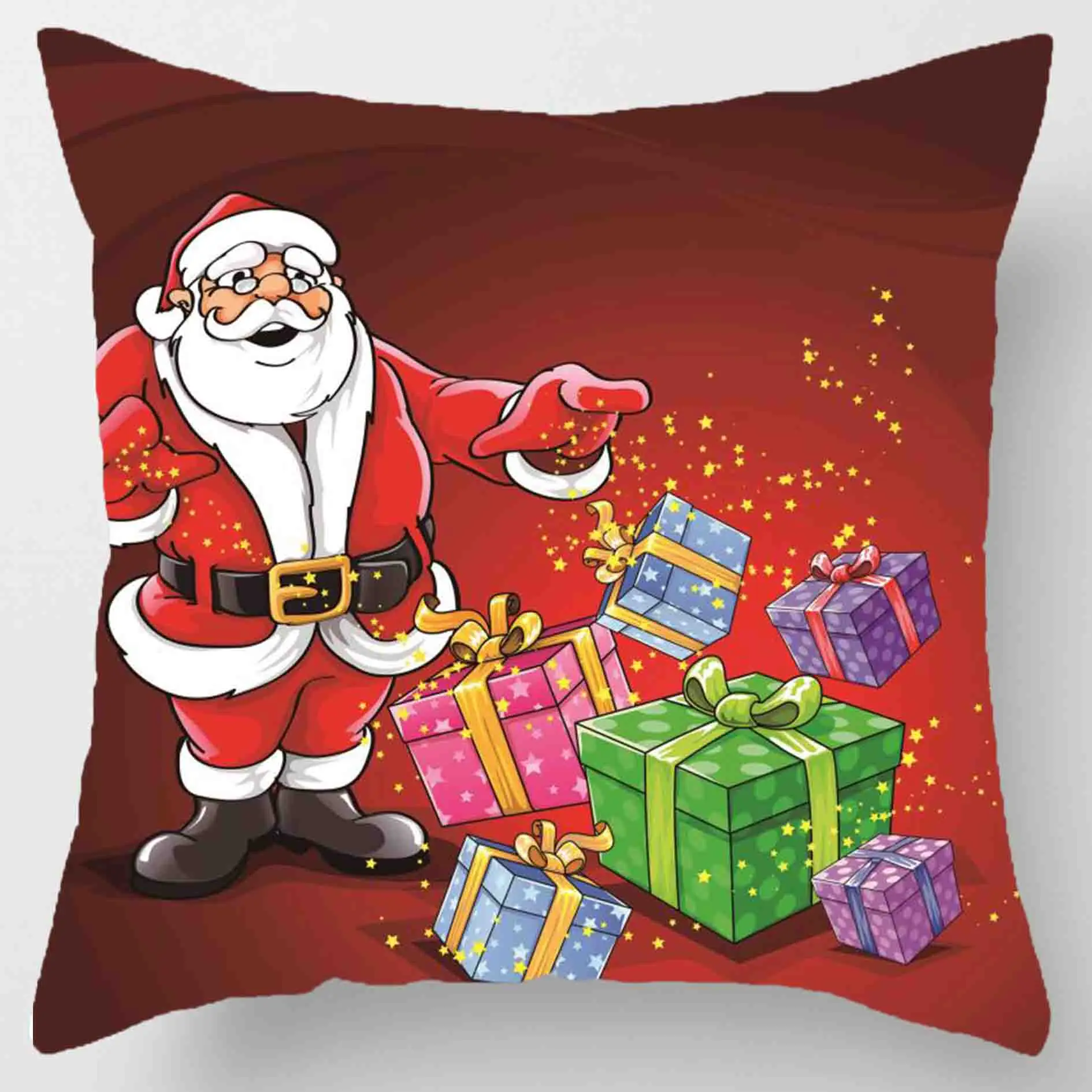 Christmas cushion set 45* 45cm pillowcase Christmas ornaments suitable for home Navidad Noel Christmas gifts Christmas ornaments