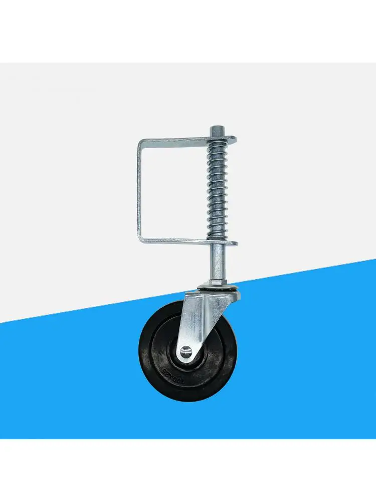 

1 шт. упаковка 4-дюймовые Пружинные колеса дверные аксессуары амортизирующие бытовые дверные ролики Неровная поверхность дороги