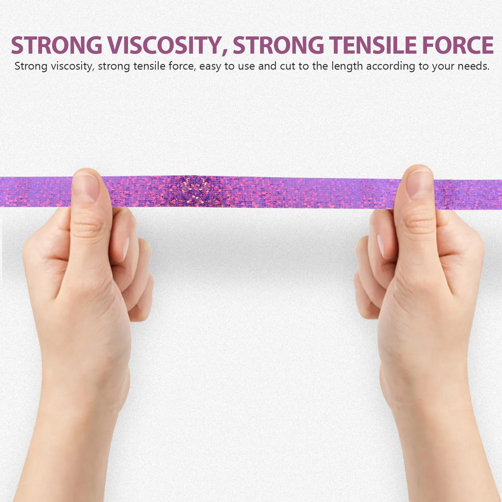 3 Rolls Laser Cloth Duct Tape Colored Heavy Duty Strong Adhesive Anti Tear Multi Function Repair Sealing Decor Tape Bulk