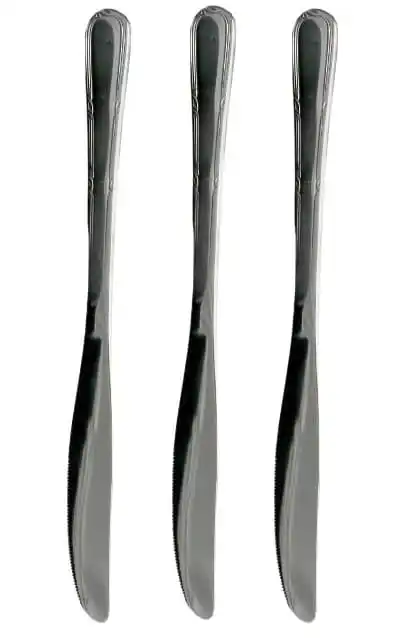 سكين طاولة فضي طبيعي ، سكين عشاء ، 3 1.3