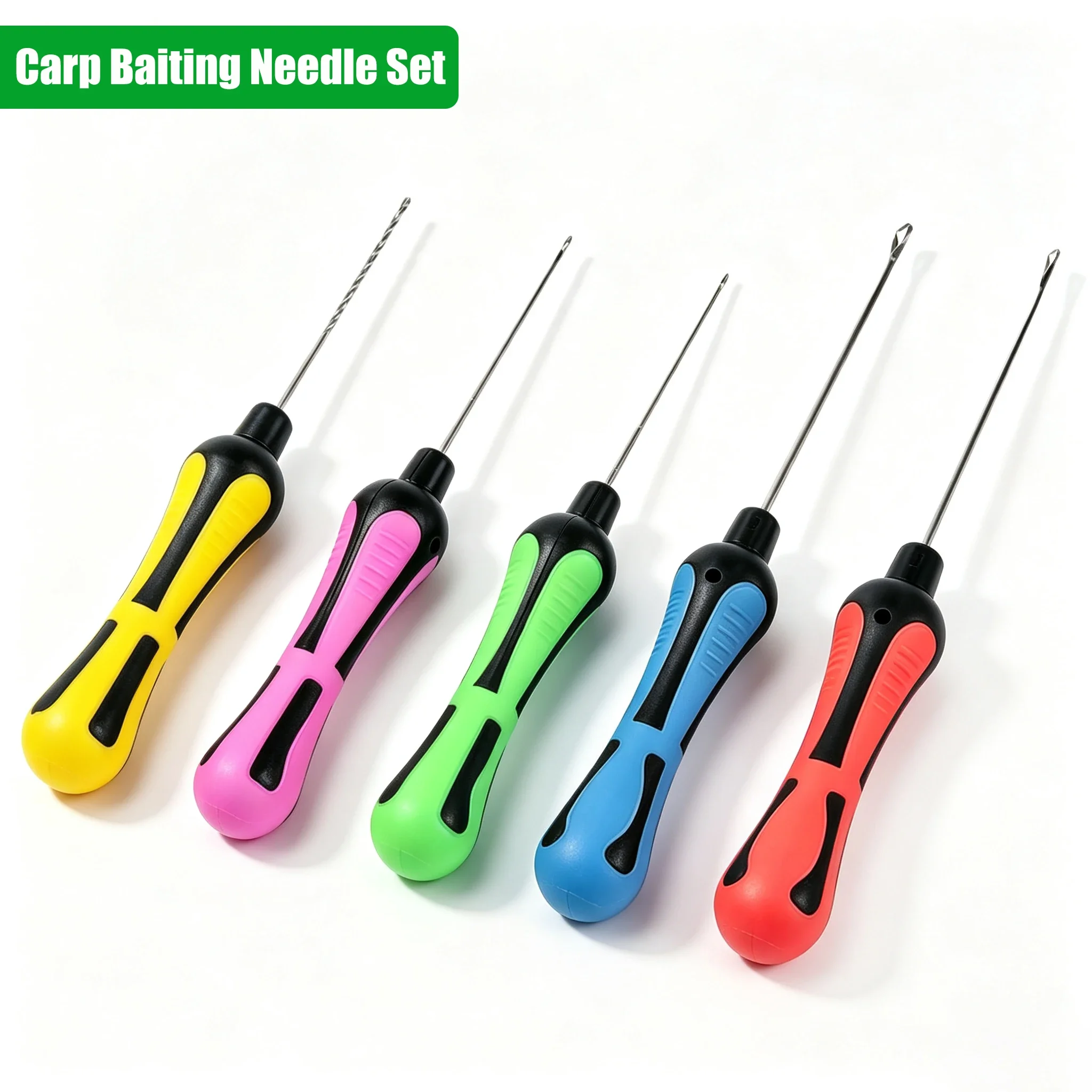 5/10pcs Carp Fishing Baiting Needle Set,Fishing Boilie Tool 