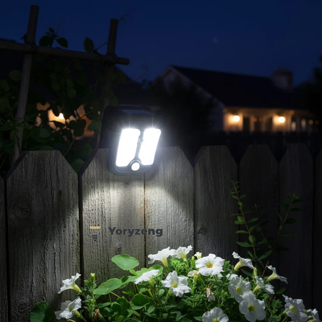 

Solar Clip Led Light Garden Lights Outdoor With Motion Waterproof Wall Power Sensor On Action Decoration Lamp Lighting Landscape