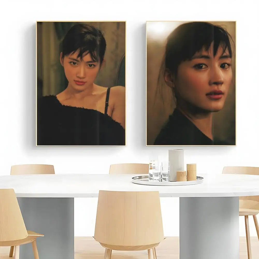 Elegant Actress Haruka Ayase Poster Wall Art Print Decorative Mural Home Decor Gift Unframed
