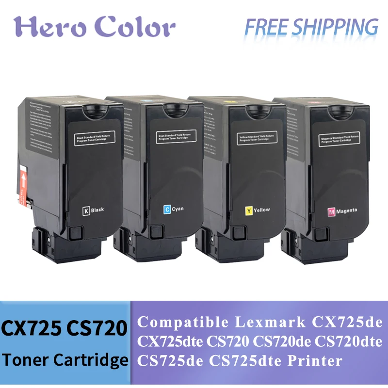 

7K ТОНЕР 74C1SK0 Совместимый картридж с тонером Lexmark CX725de CS720 CS720de CS720dte CS725dte Принтер
