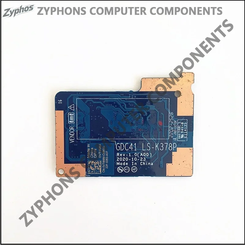Replacement LS-K378P Keyboard Sub Board For Dell Latitude E5420 5320 7420 7320 Series Laptop Internal Repair Module Component
