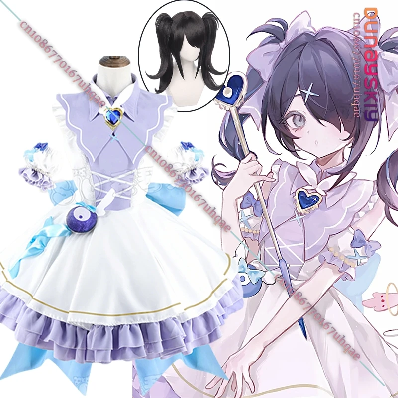 

Аниме KAngel Rain Ame NEEDY GIRL OVERDOSE Косплей Костюм Милая принцесса Лолита Платье Полный комплект Хэллоуин Женская униформа Лолиты