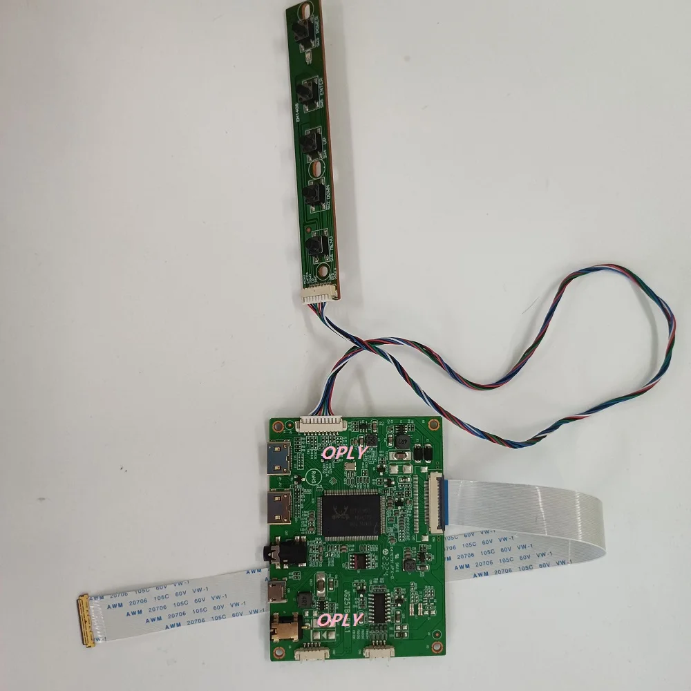 EDP Controller board 2K for NV156FHM-N4Q NV156FHM-N4R NV156FHM-N4S NV156FHM-N4T 1920X1080 Micro USB Mini 2 HDMI-compatible LED