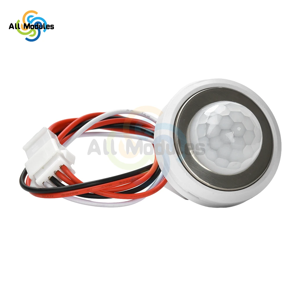 

DC 3.5-24V Adjustable Infrared Motion Sensor Switch Mini Human Infrared Sensor Module Detector Smart Switch Controller