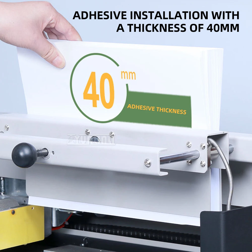  Automatic Desktop Hot-Melt Binding Machine ;WD40I Fullyfor Tender Documents, Contracts, Archives, and Books